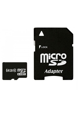 Carte mémoire micro SD GENERIQUE Carte Micro SD 64go Class 10 plus