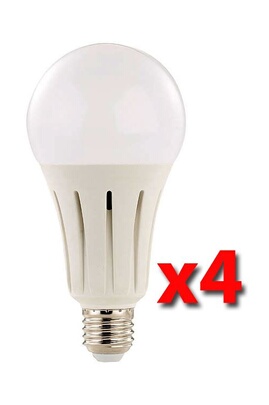 4 ampoules LED E27 avec effet flamme - Luminea 4022107943550