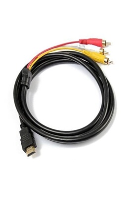 Adaptateur et convertisseur CABLING ® Adaptateur USB male vers 3 RCA male  1,5 m