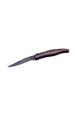 couteau laguiole pliant noir sellier liner lock inox, à lame noire