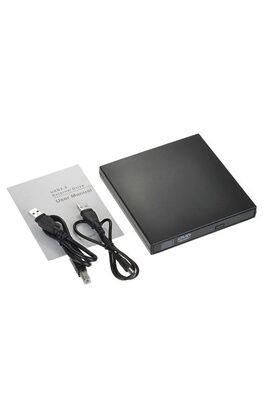Usb 3.0 Portable Drive Lecteur de DVD externe Lecteur de cd dvd / cd  Graveur de lecteur pour ordinateur portable de bureau Pc Windows Linux Os  Apple Mac