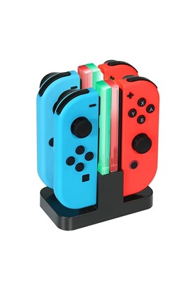 Accessoire pour manette Hobby Tech - Chargeur pour 4 manettes Nintendo  Switch Joy-Con avec LED - HobbyTech