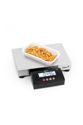 Ustensile de cuisine Gram Balance Electronique Professionnel 30 kg  Z3T-F2-30 - - - Inox 500x400x122mm