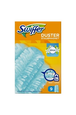 Accessoires de ménage Swiffer - Recharges pour Plumeau Attrape-poussière  Duster - 9 Plumeaux