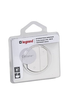 Legrand - Interrupteur complet Celiane Blanc : : Bricolage