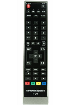 Télécommande RemotesReplaced Télécommande compatible avec TOSHIBA TDP-S80  PROJECTOR