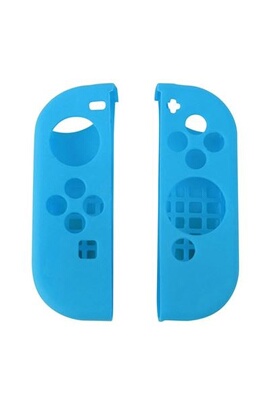 Etui et protection gaming GENERIQUE Housse étui silicone de protection pour  console Nintendo Switch - Bleu