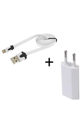 Pack pour IPHONE 11 Pro Max (Cable Chargeur Noodle Lightning + Pochette +  Batterie + Prise Secteur) APPLE (ROSE)