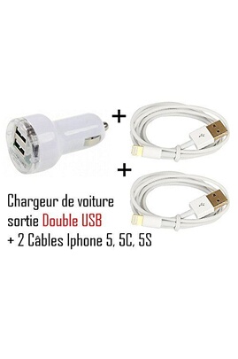 Chargeur voiture iPhone 7