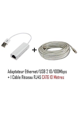 Connectique informatique Apple ADAPTATEUR USB ETHERNET - DARTY Guyane