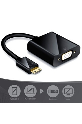Adaptateur et convertisseur Ineck ® HDMI 1080P vers VGA Câble