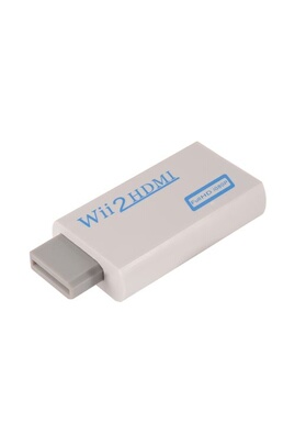 Adaptateur de Wii a Type Hdmi Convertisseur Wii a Type Hdmi Blanc