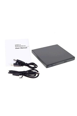 Disque dur externe portable Lecteur DVD Graveur CD/DVD Lecteur externe USB  3.0 ou ordinateur portable Ordinateur de bureau Argenté