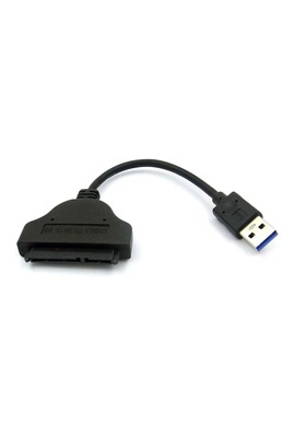 Adaptateur et convertisseur GENERIQUE CABLING® USB 3.0 vers SATA 22 Broches  Câble Adaptateur Convertisseur 2,5 Pouces Lecteurs de Disque Dur