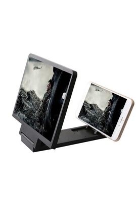 Kit de réparation smartphone Coocheer support d'expander amplificateur  d'écran visuel de loupe de l'écran 3D de téléphone portable se  pliant a augmenté Noir