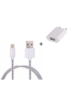 Evetane Chargeur iPhone 13 ,12 , 11, XR, X, XS, XS Max, SE 2020, 8 Plus, 8  - ultra rapide Double Port 20 W avec Cable USB-C - Câble & Adaptateur - LDLC