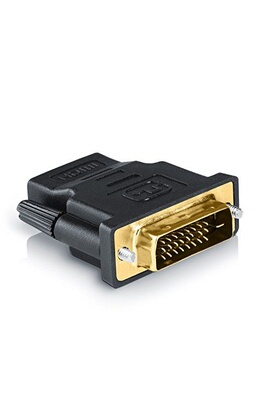 Adaptateur et convertisseur CSL Adaptateur HDMI vers DVI fiche DVI mâle  (24+1) vers Prise HDMI Femelle HD TV 1080p 3D Ready vidéoprojecteur PS3  etc.