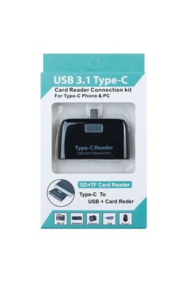 Lecteur de Cartes pour Nintendo Switch Smartphone Type-C Android SD Micro  SD USB Adaptateur Universel (Noir)