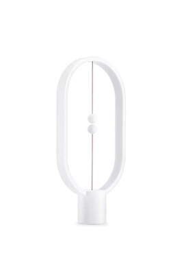 Heng balance lampe à LED alimentée par USB avec interrupteur magnétique  Ellipse Blanc