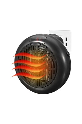 Chauffage portatif sur prise, radiateur d'appoint température digitale