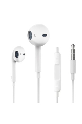 Ecouteurs GENERIQUE Écouteurs filaire universels intra auriculaire pour  Apple iphone Téléphone Blanc
