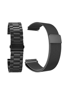 Bracelet en acier inoxydable de 22 mm et bracelet rechange maille milanaise  pour SmartWatch Samsung S3 TH885