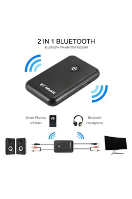Accessoire téléphonie pour voiture XCSOURCE Bluetooth V4.2 Transmetteur  Récepteur Sans Fil HiFi Adaptateur Toslink / SPDIF 3.5mm Jack APTX MA1538