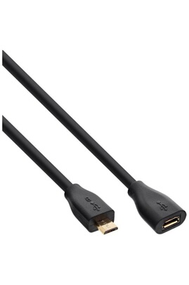 Rallonge USB 3.0 type A et A noire - 5,0 m 