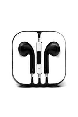 Oreillette et Kit mains-libres GENERIQUE Écouteurs iPhone iPod iPad - Noir