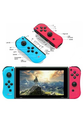 Nintendo Switch avec paire de Joy-Con rouge + code de