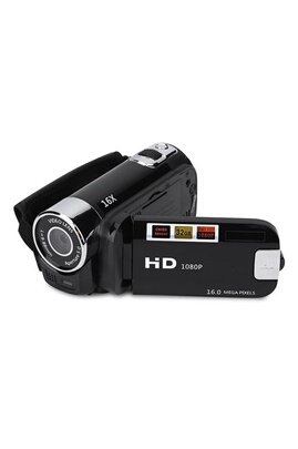 Caméscope numérique Full HD de 2,7 pouces 1280 x 960 noir + 1