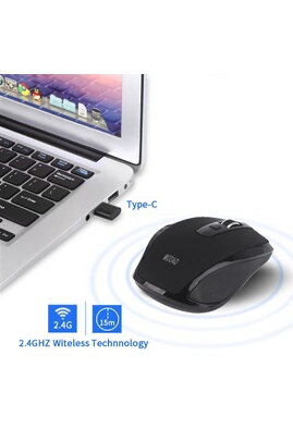 Souris GENERIQUE MODAO 2,4 GHz Type C Souris Sans Fil Souris USB C pour  macbook / Pro périphériques USB C