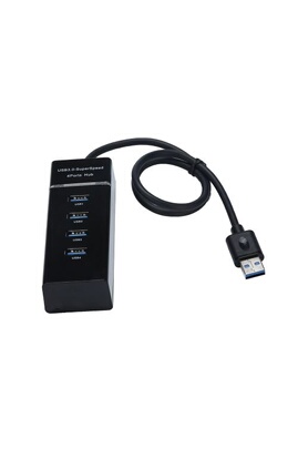 Salut-Speed ​​4 Port USB 3.0 Extension Splitter multi HUB pour ordinateur  portable PC Adapter