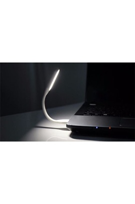 Lampe de bureau GENERIQUE Lampe LED USB pour Ordinateur Portable PC MAC  Lumiere Lecture Flexible Mini (NOIR)