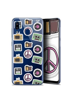 Coque et étui téléphone mobile CASEINK Coque Gel Samsung Galaxy A20 (6.4 )  Extra Fine - Vintage Stickers