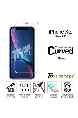 2 x Verre trempé 3D Full Cover Vitre Protection écran Pour Iphone XR