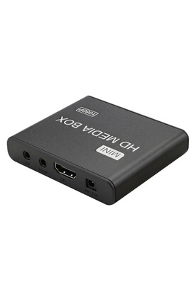 Disque dur externe Non renseigné Mini Hd 1080P Media Player Box Usb Media  Box avec Hdmi Av Mmc Avi Mov Mp4 Mkv Yppl048