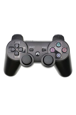 Manette GENERIQUE Manette PS3 Sans Fil pour Playstation 3 Controleur de Jeux,  Noir