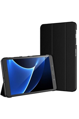 Housse Tablette Bleosan Housse Etui Samsung Galaxy Tab A6 10.1 , Séries  SM-T580, Housse Coque Protection ,Etui Tablette Samsung 10.1 Noir