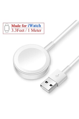 Chargeur magnétique sans fil compatible avec iWatch pour Apple