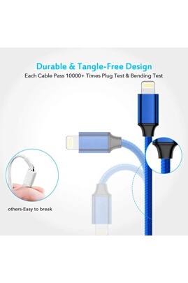Cabling - CABLING® Cable Multi USB, Câble Multi Chargeur, 3