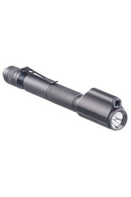 Lampe de poche (standard) KryoLights : Lampe stylo aluminium à LED 110lm /  3W - Avec pointeur laser
