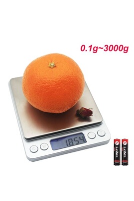 Balance de cuisine GENERIQUE balance de cuisine precision 0.1g-3000g  numérique balance électronique, 2 plateaux de pesée