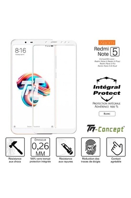 Verre trempé protection intégrale pour Xiaomi Redmi Note 12 TM Concept