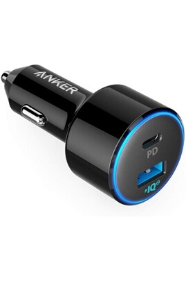 Anker – chargeur de voiture USB C 30W, 2 ports avec alimentation 18W et  PowerDrive 12W PD 2 avec LED pour iP - Cdiscount Auto