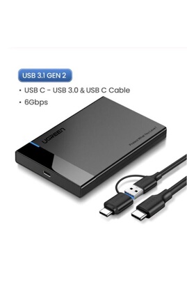 USB 3.0 Boîtier Externe 2.5 Pouce Disque Dur SATA III II I HDD SSD 2To Max  5Gbps