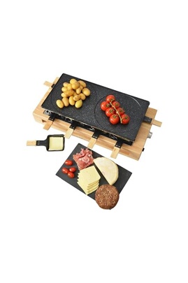 Raclette Kitchen Chef kitchenchef appareil à raclette grill bois