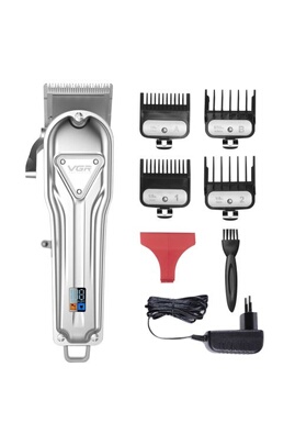 Tondeuse Cheveux Hommes Sans Fil VGR - Avec 3 Peignes de Guidage -  Rechargeable (argenté) - Cdiscount Electroménager