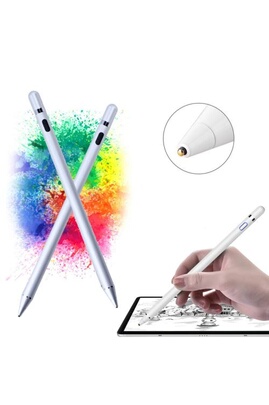 Stylets pour tablette GENERIQUE Stylet Tactile Touch Control Pen Pour iPad  / iPhone / tablette Android Grise