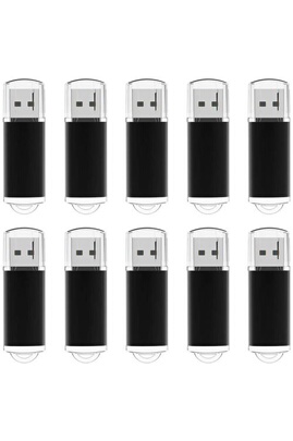 KOOTION Lot Clés USB 8 Go Lot de 20 Cle USB 2.0 Pas Cher Clef USB Porte-Clé  Stockage Externe Mémoire Porte Clé pour PC, TV, Ipad, Voiture, Lecteur,  Xboxone(Lot de 20, Noir) 